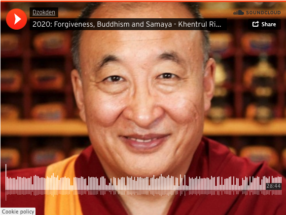 Forgiveness, Buddhism, and Samaya: Audio Teaching